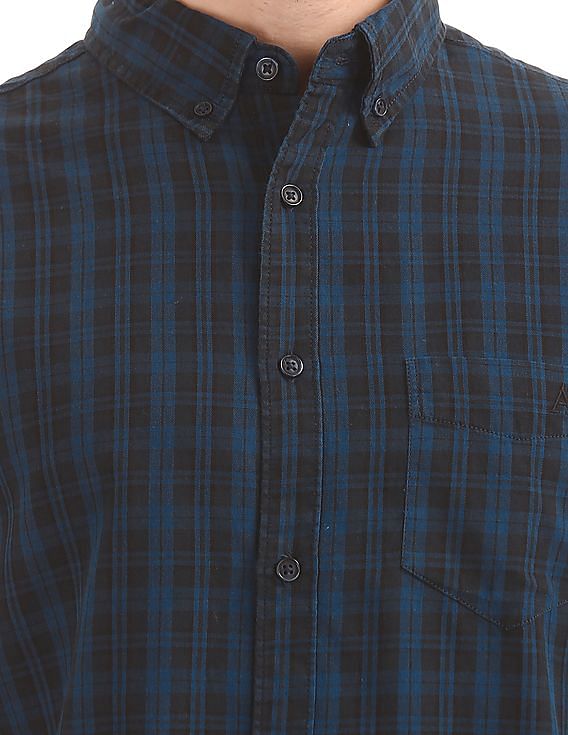 Aeropostale Button Down Check Shirt