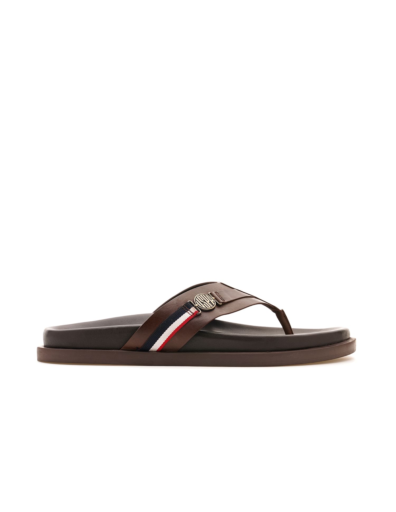 U.S. Polo Assn. Men Buckle Strap Jim Sandals
