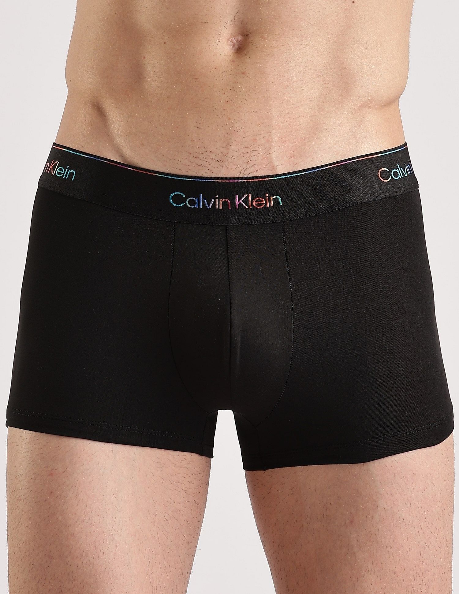 Calvin Klein Underwear Solid Black Low Rise Trunks