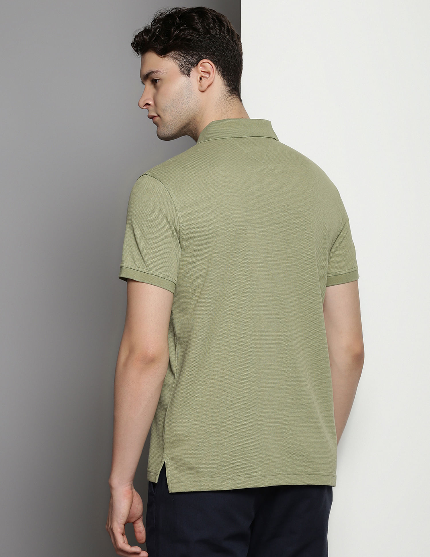 Tommy Hilfiger Sustainable Boucle Solid Polo Shirt