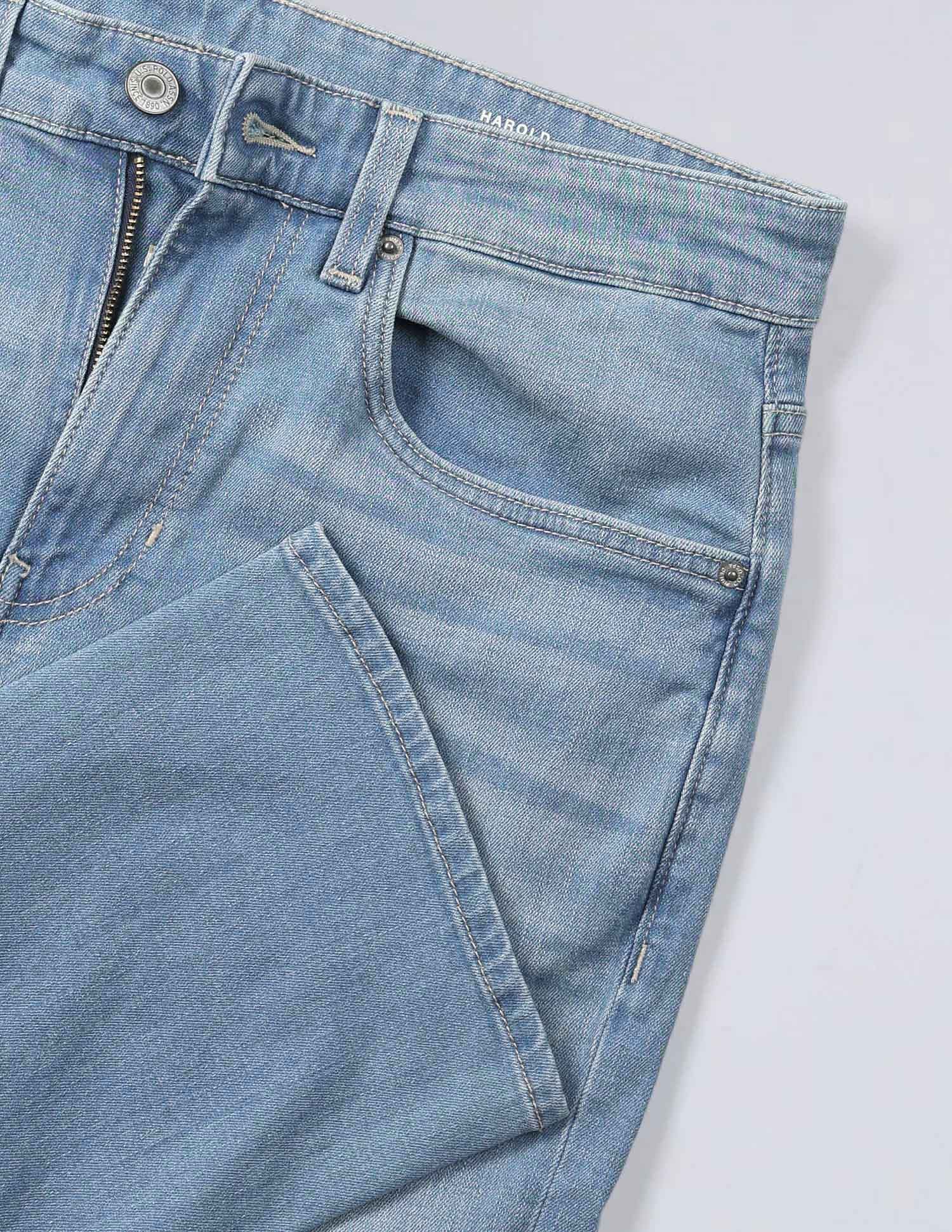 U.S. Polo Assn. Denim Co. Harold Slim Straight Fit Vintage Jeans