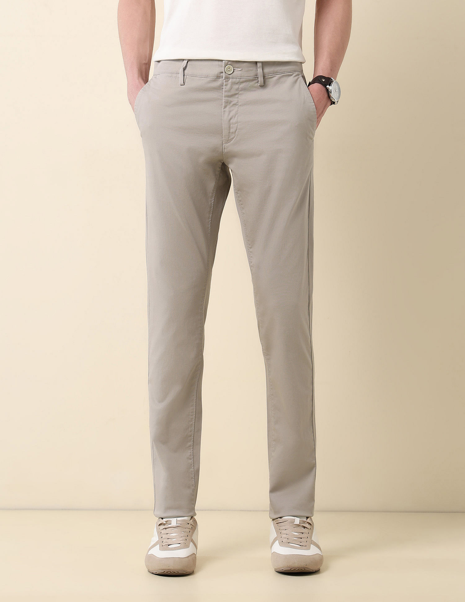 U.S. Polo Assn. Austin Slim Fit Dobby Weave Trousers