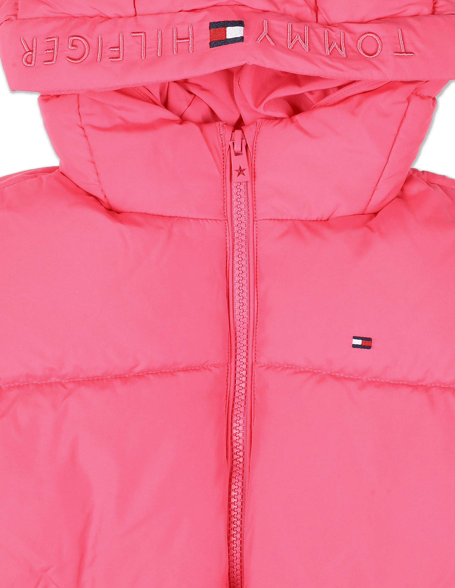 Tommy hilfiger puffer jacket on sale girls