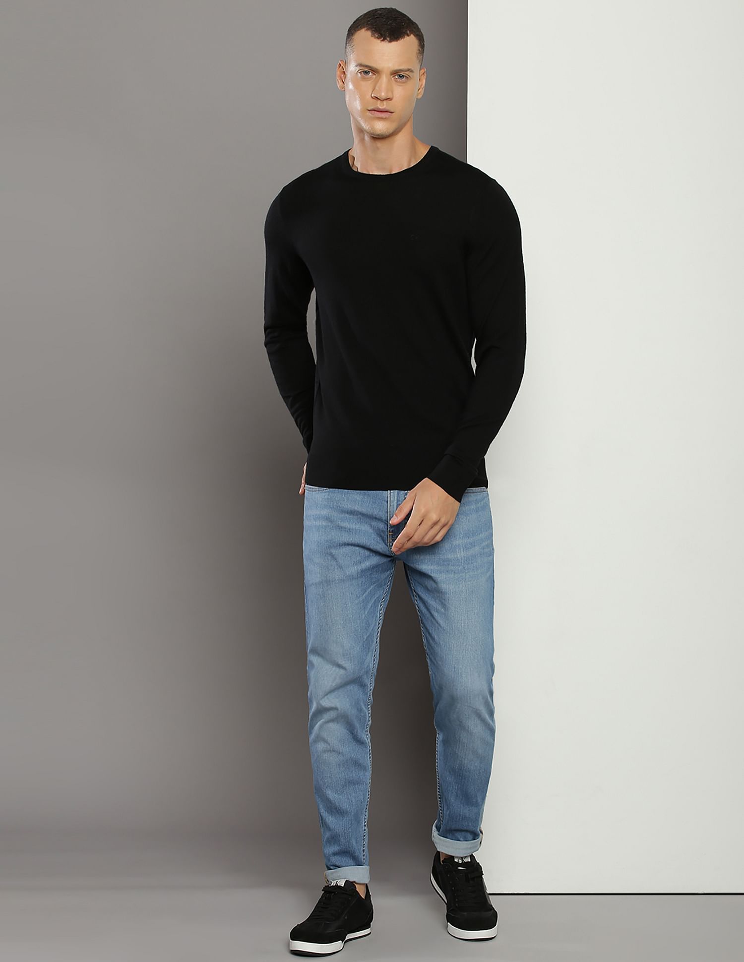Calvin Klein Crew Neck Merino Sweater