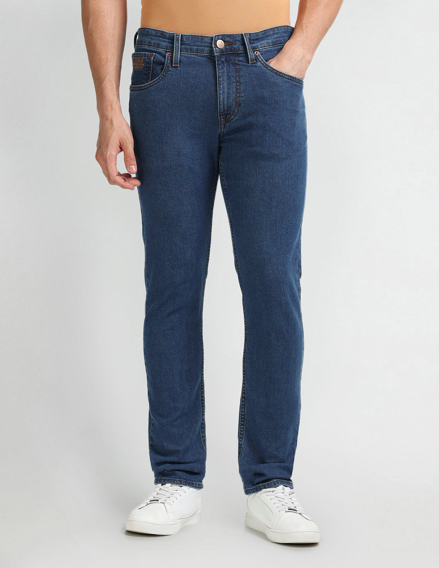 U.S. Polo Assn. Denim Co. Brandon Slim Tapered Blue Jeans