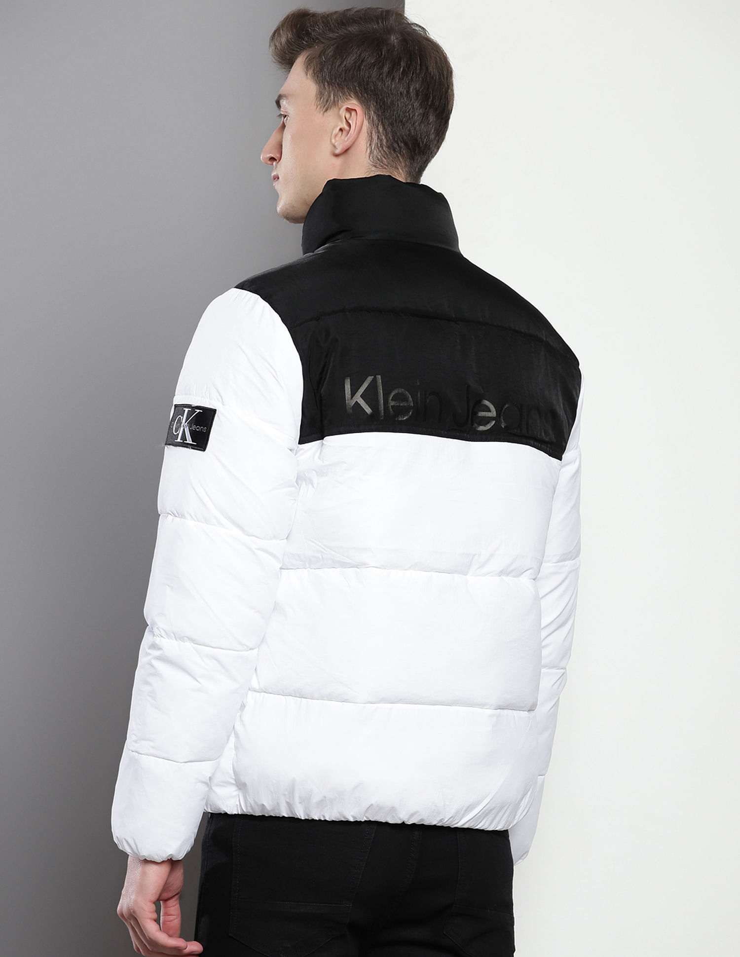 Calvin klein color block jacket online