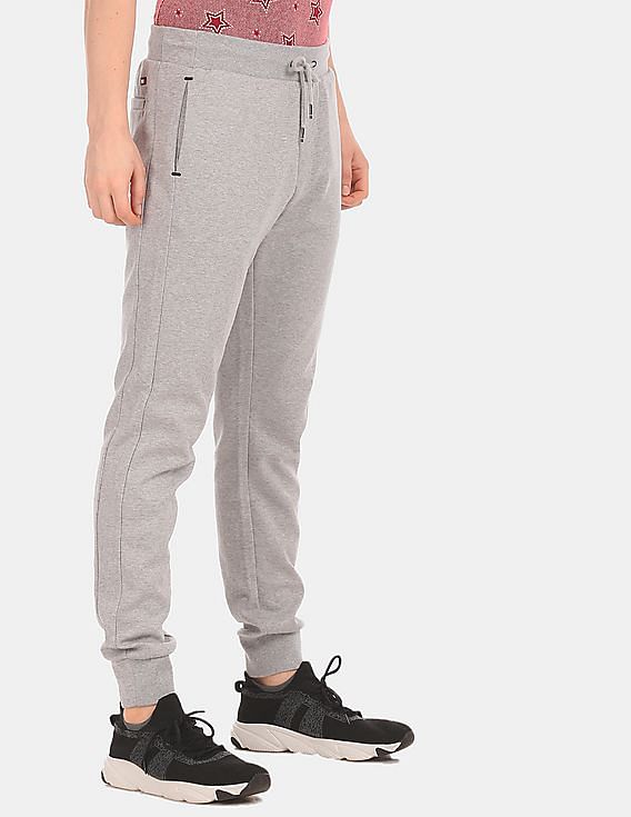 Mens grey best sale tommy hilfiger joggers