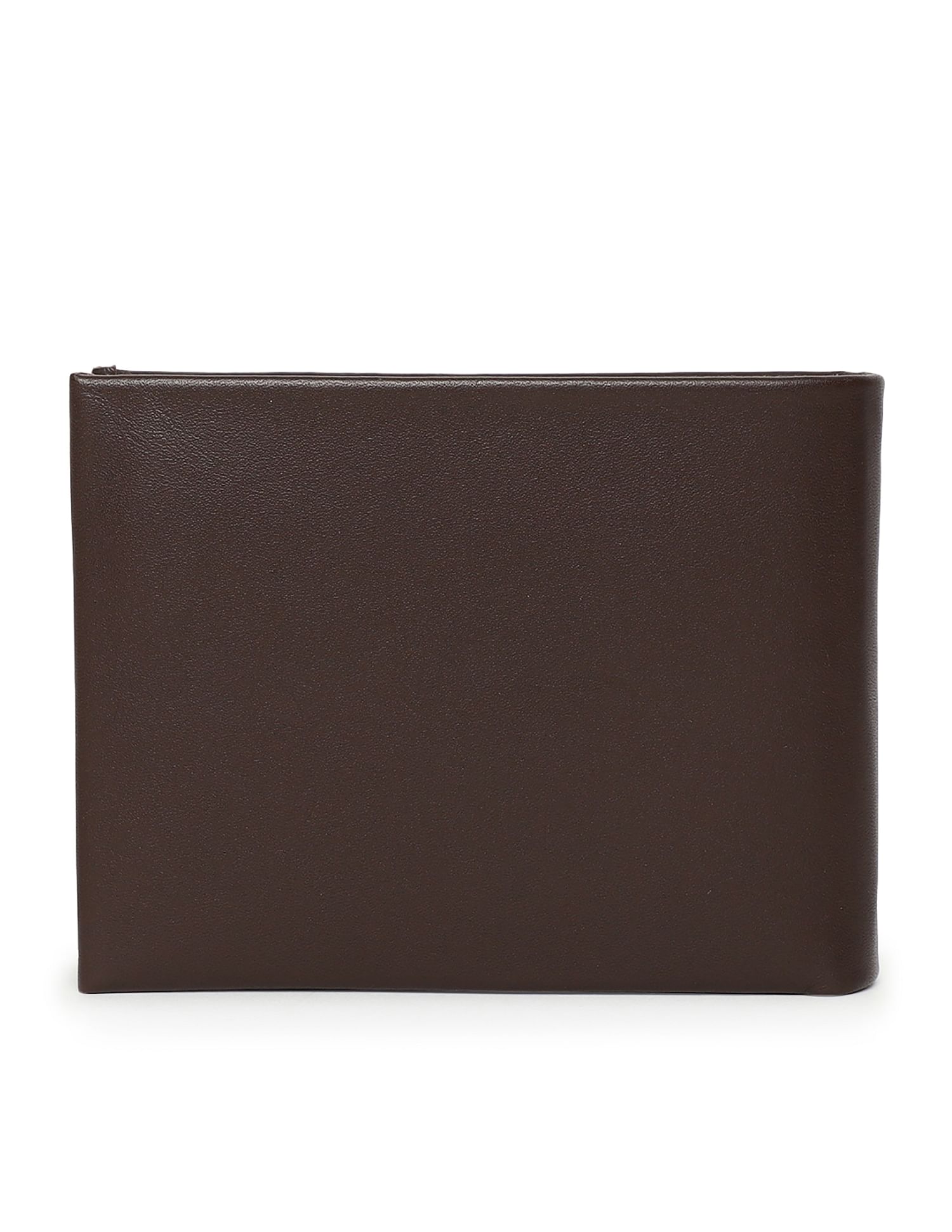 Calvin Klein Solid Leather Concise Wallet