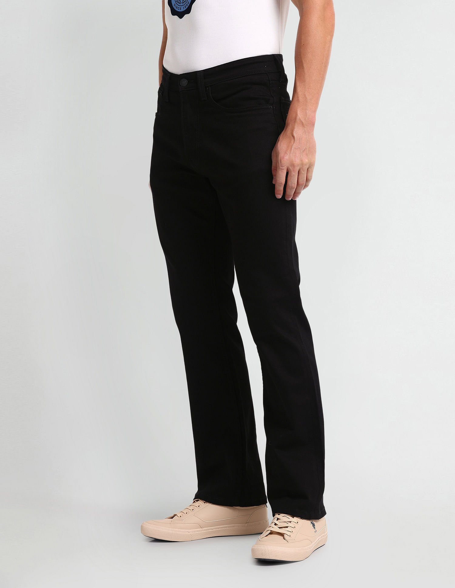 U.S. Polo Assn. Denim Co. Connor Boot Cut Black Jeans