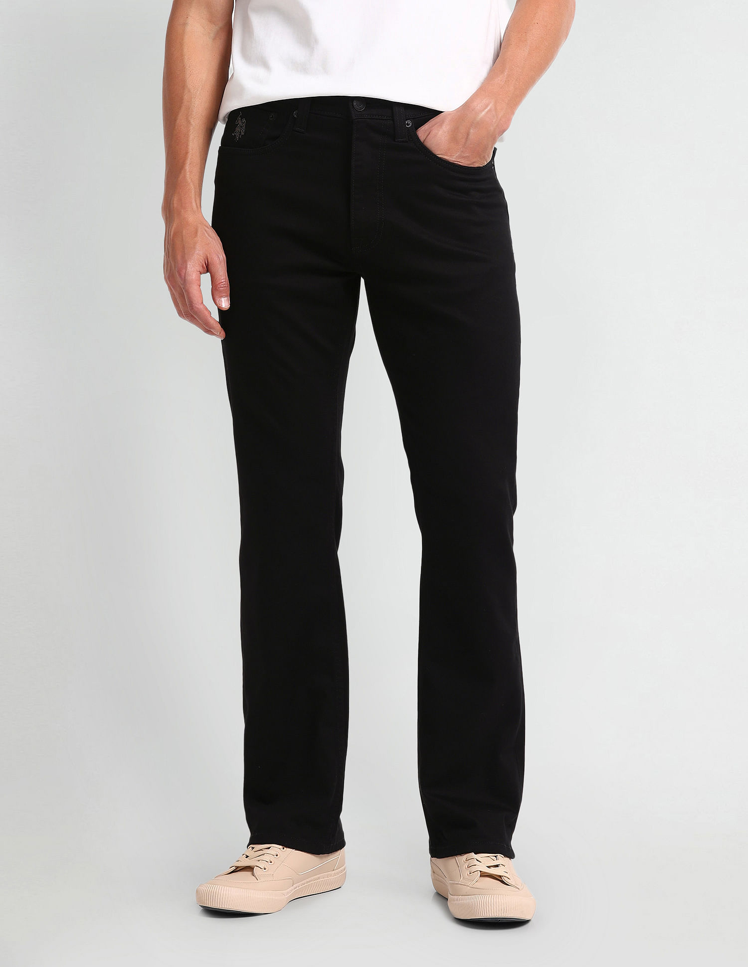 U.S. Polo Assn. Denim Co. Connor Boot Cut Black Jeans