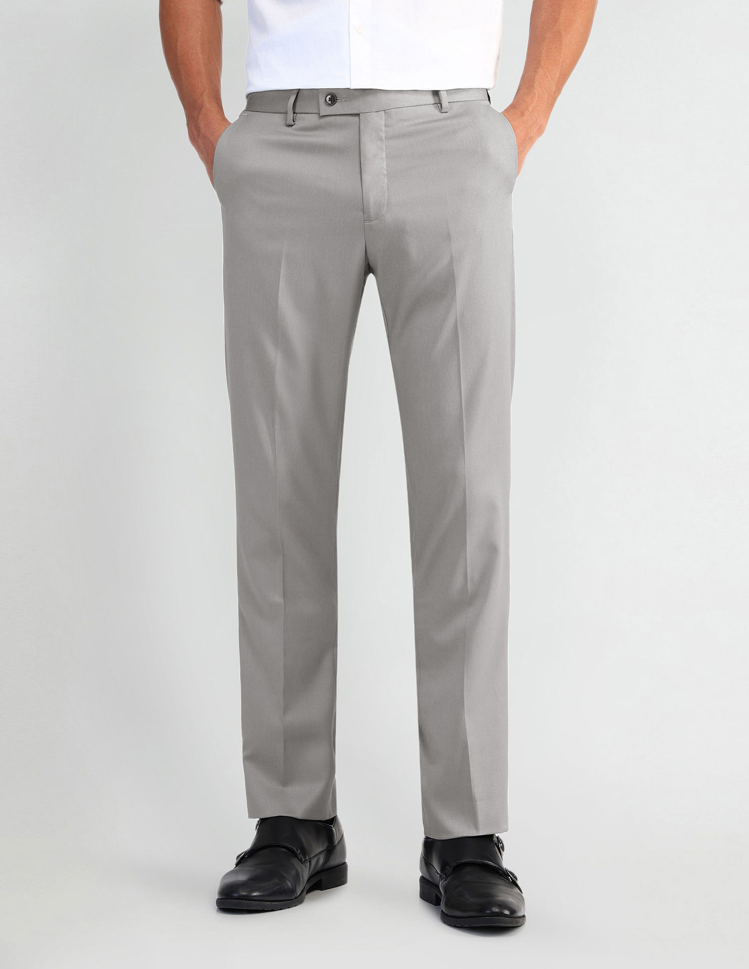 Arrow Tapered Fit Dobby Trousers