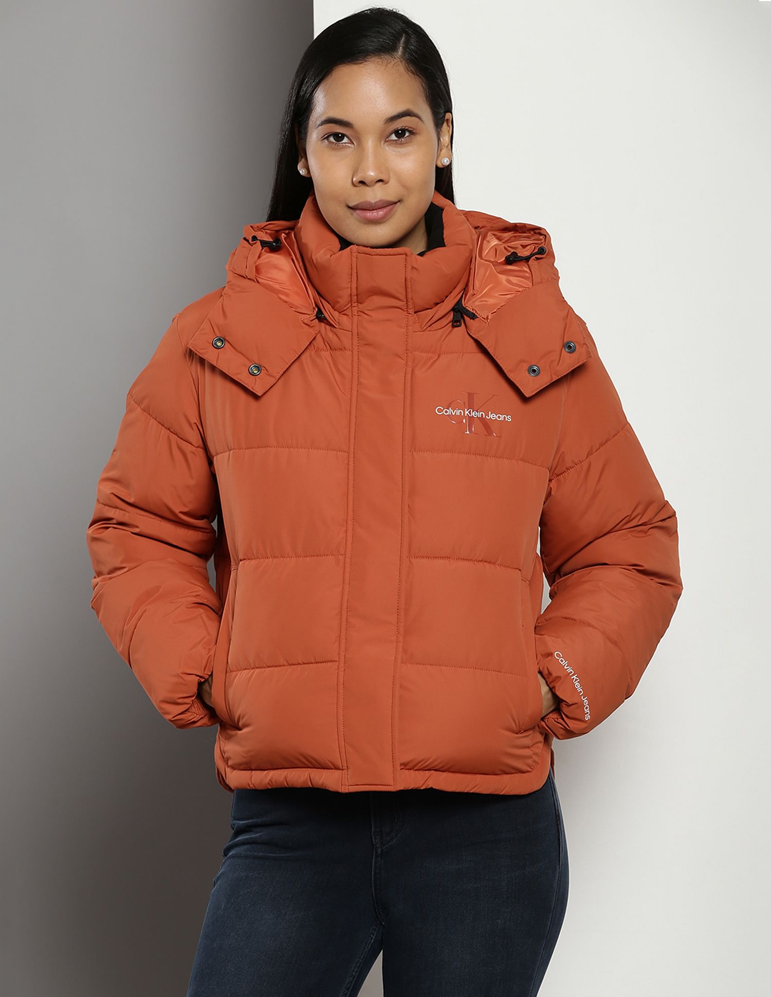 Calvin Klein Detachable Hood Puffer Jacket