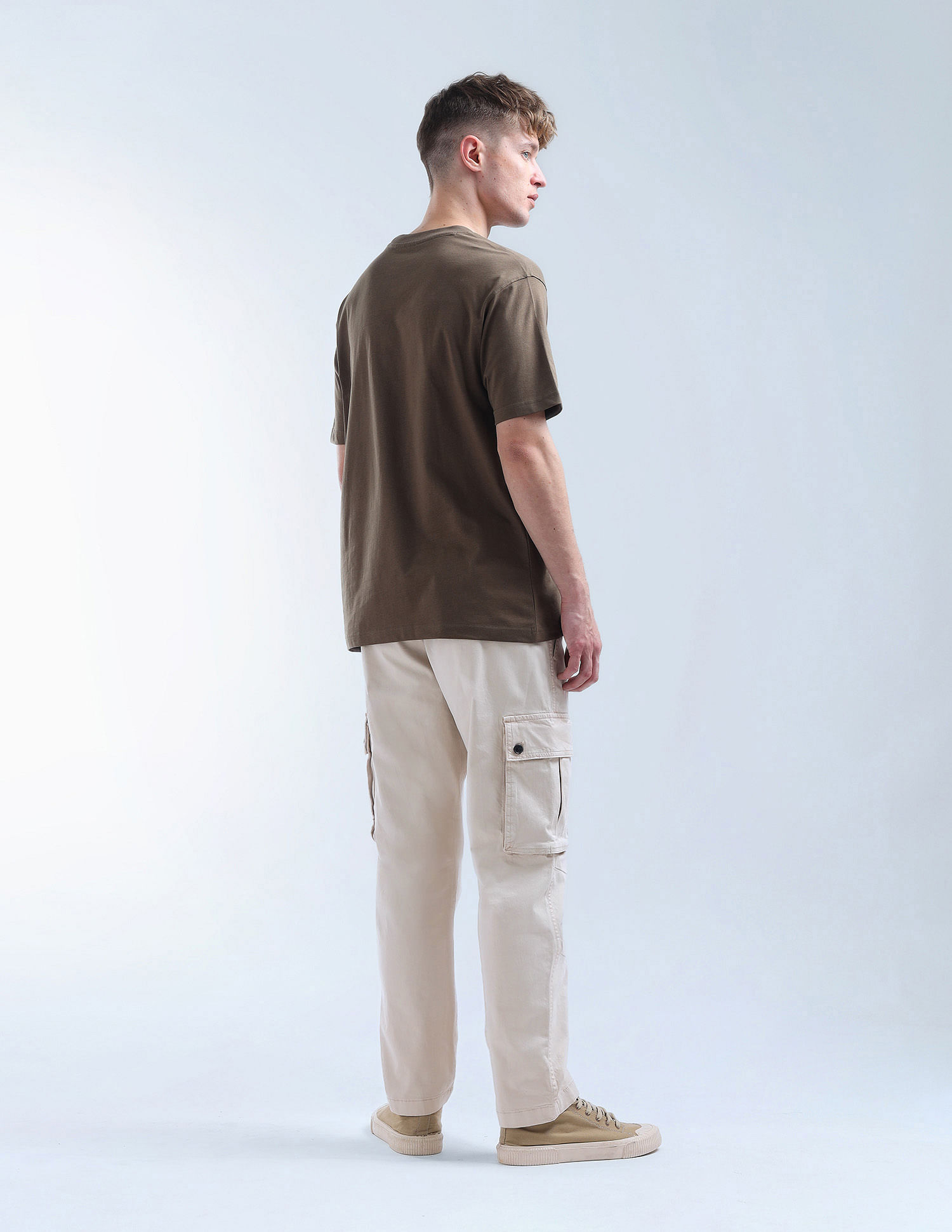 Flying Machine Relaxed Tapered Fit Twill Cargo
