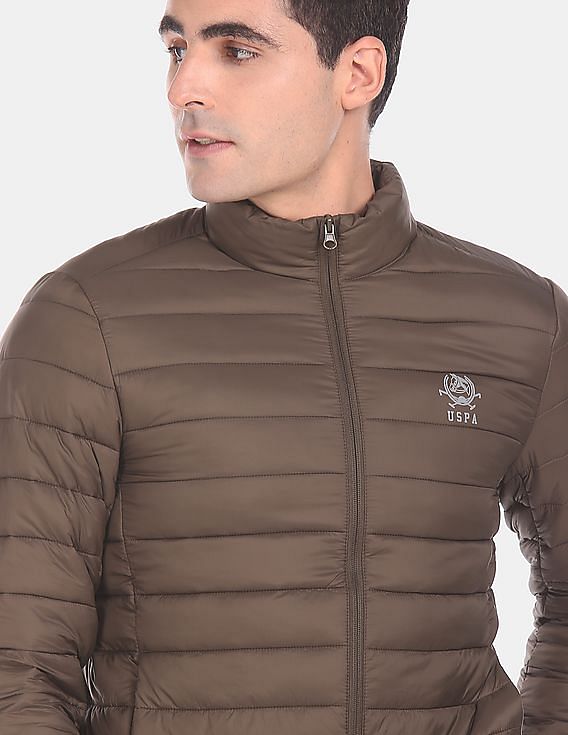 U.S. Polo Assn. Stand Collar Quilted Puffer Jacket