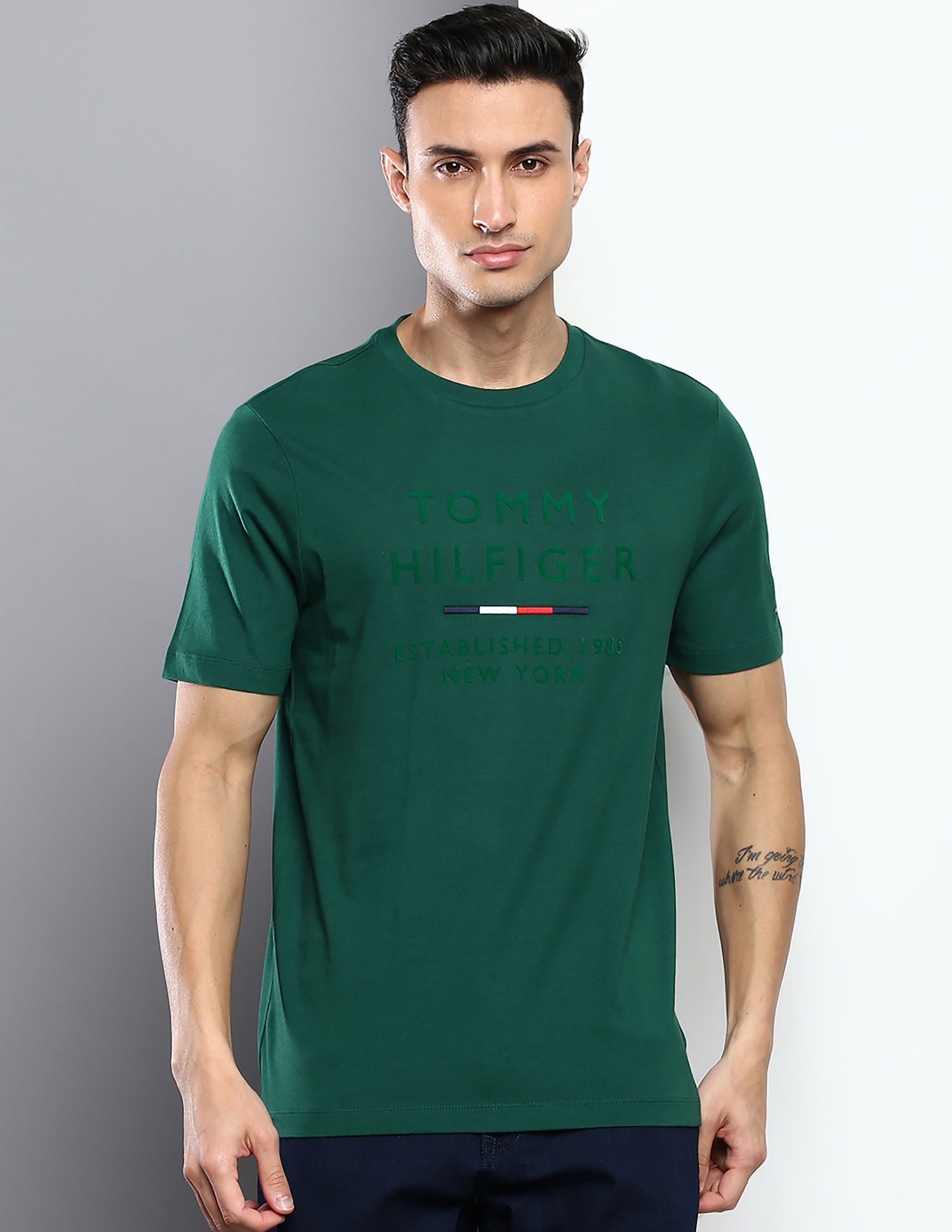 Tommy hilfiger New York Short Sleeve T-Shirt Green