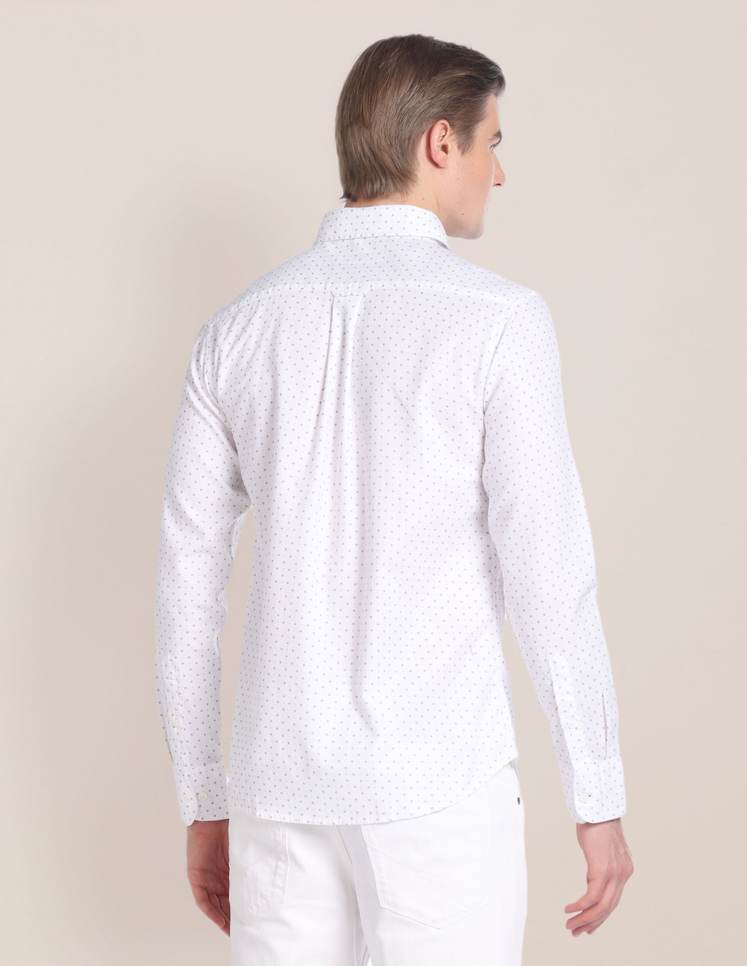 U.S. Polo Assn. Geometric Print Cotton Shirt