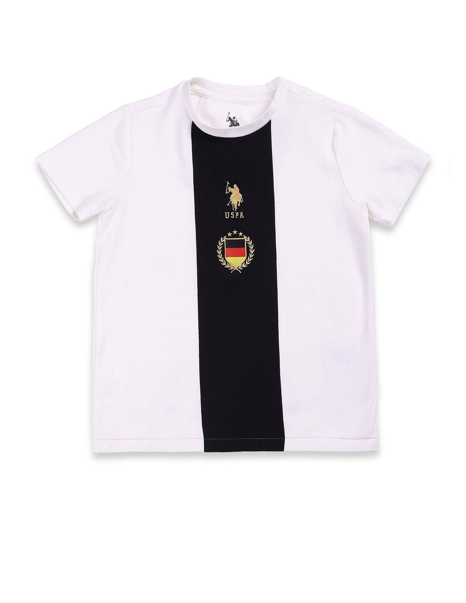 U.S. Polo Assn. Kids Boys Crew Neck Embroidered T-Shirt