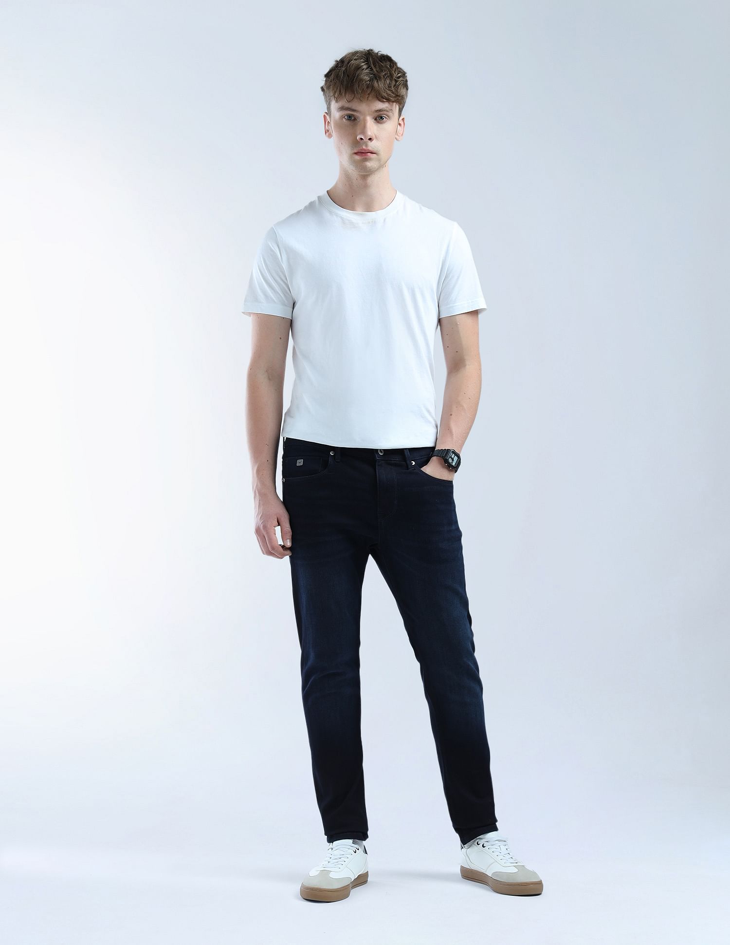 Flying Machine Slash Slim Tapered Fit Authentic Premium Jeans