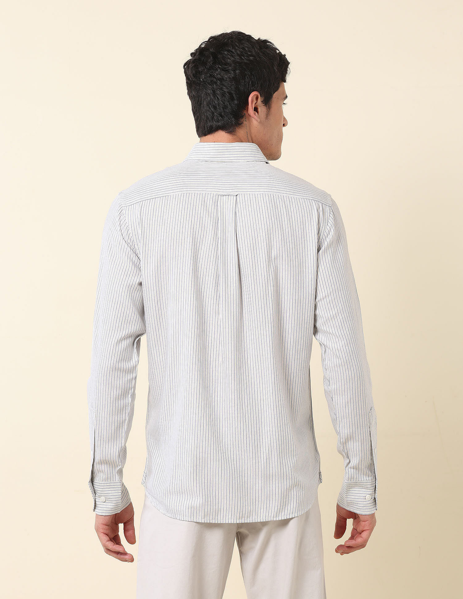 U.S. Polo Assn. Vertical Striped Tailored Fit Shirt