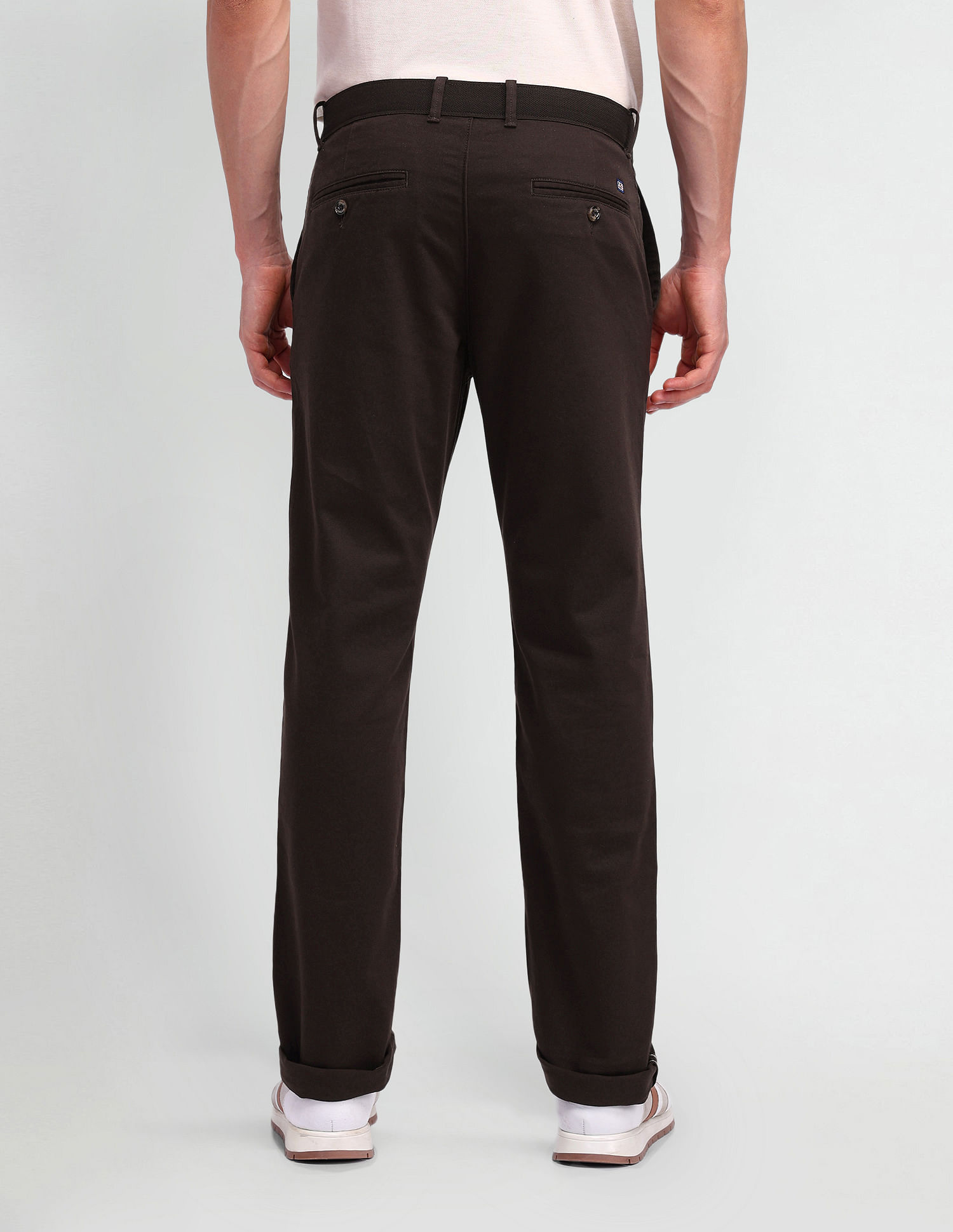 Arrow Sport Regular Fit Mid Rise Trousers
