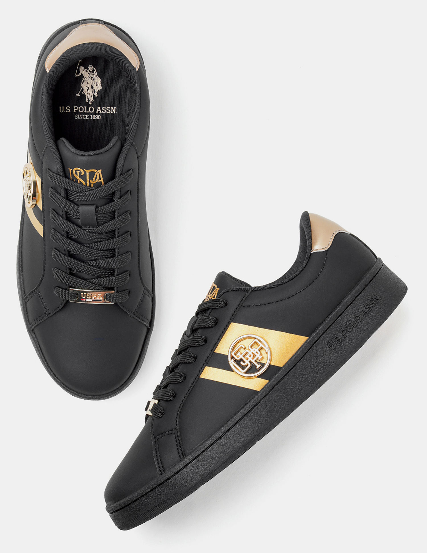 U.S. Polo Assn. Women Women Emery 3.0 Colour Blocked Sneakers