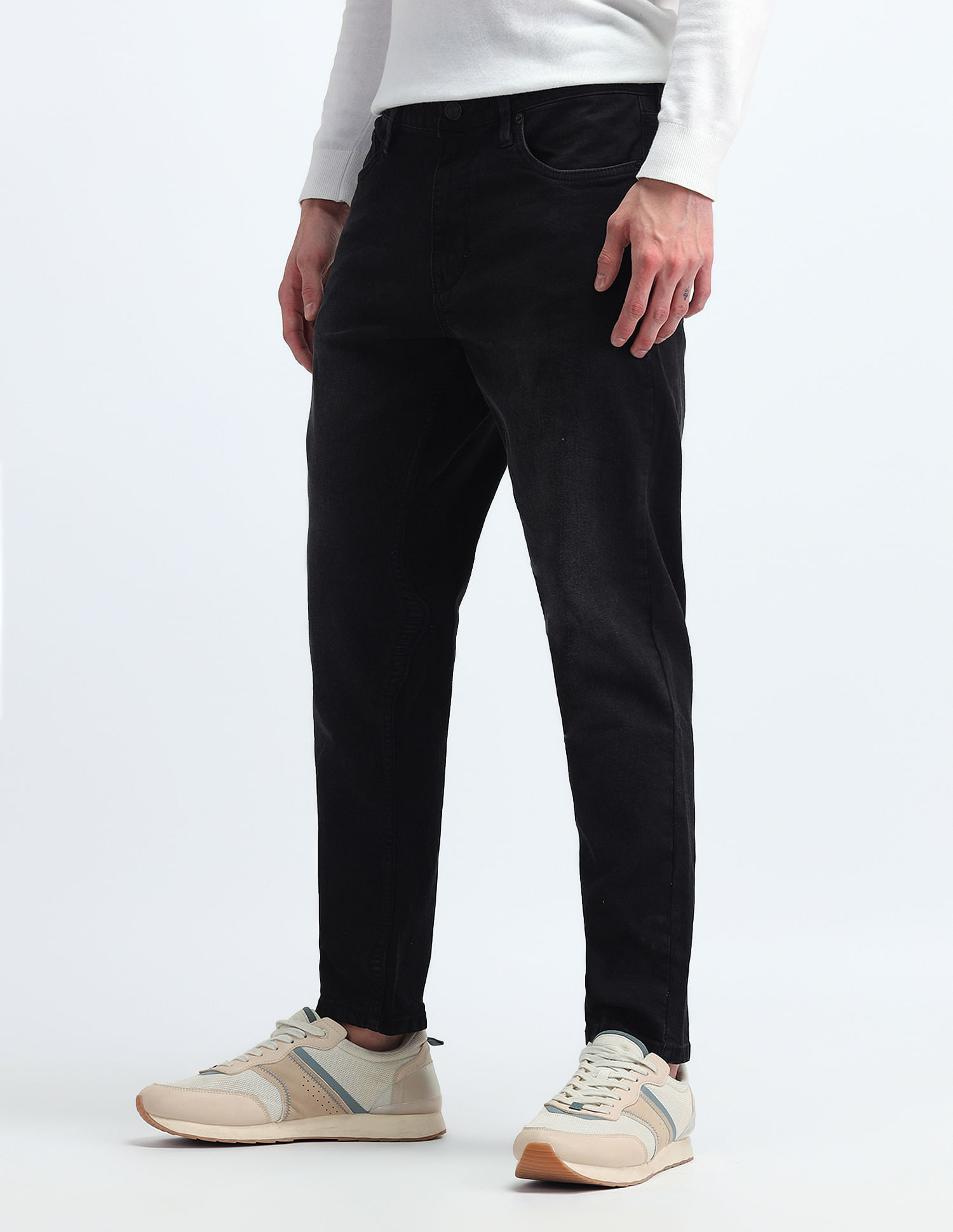 Flying Machine Mankle Slim Fit Whiskered Jeans