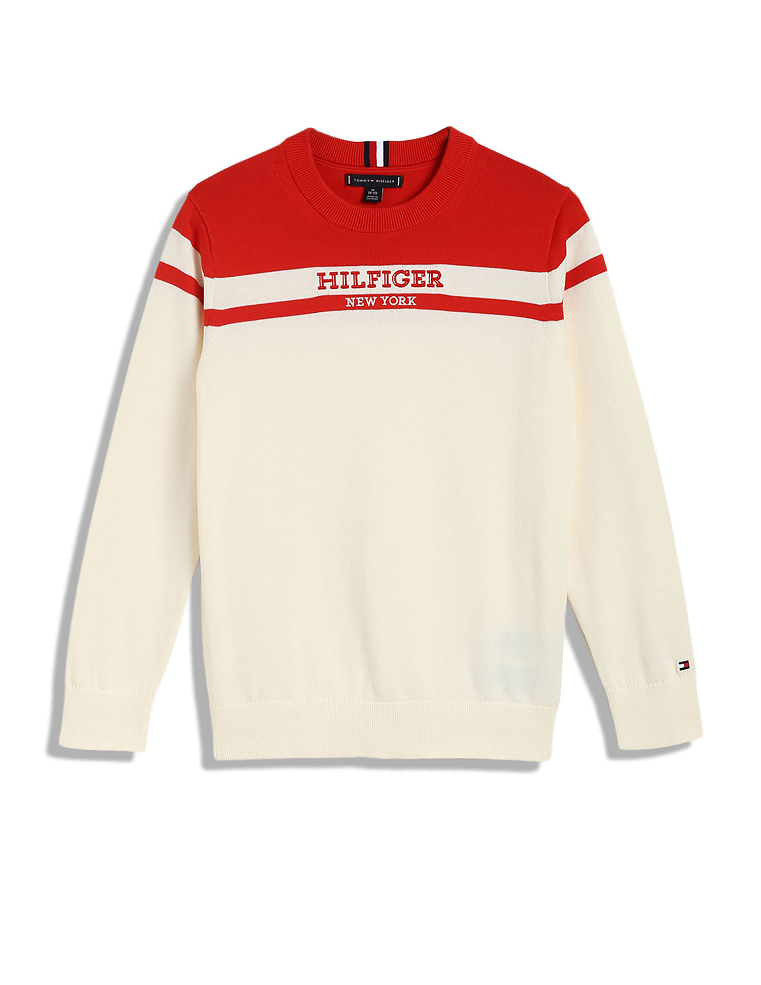 Tommy Hilfiger Kids Boys Colourblocked Regular Fit Sweatshirt
