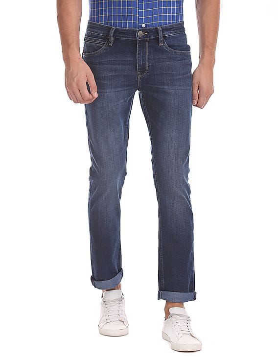 Buy Arrow Sports James D Slim Fit Washed Jeans - NNNOW.com