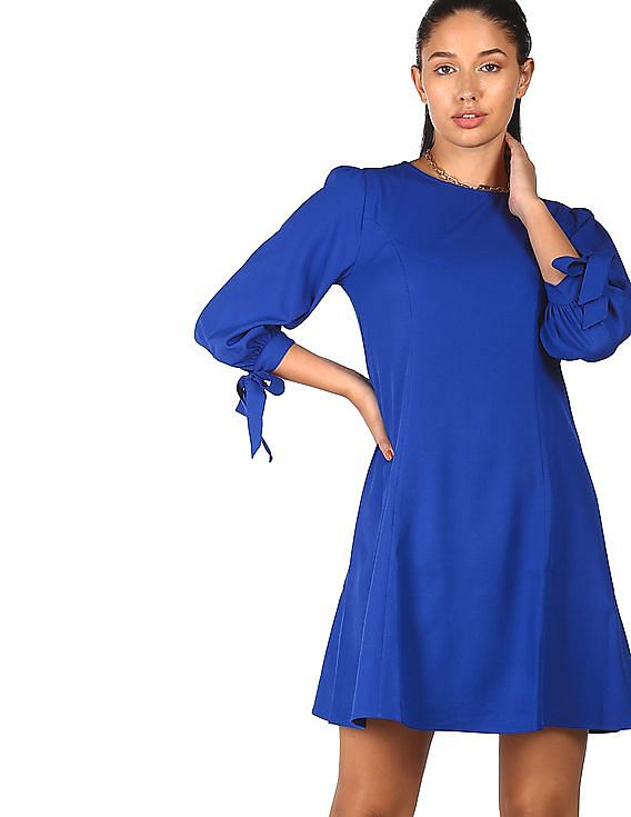 Maxi Dress for Women, Shift Dress for Women with Sleeves, Aline
