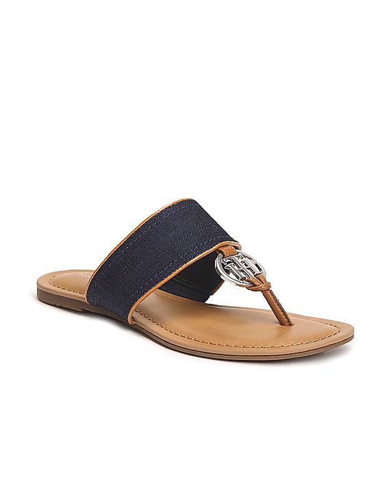 Navy blue tommy hilfiger sandals deals