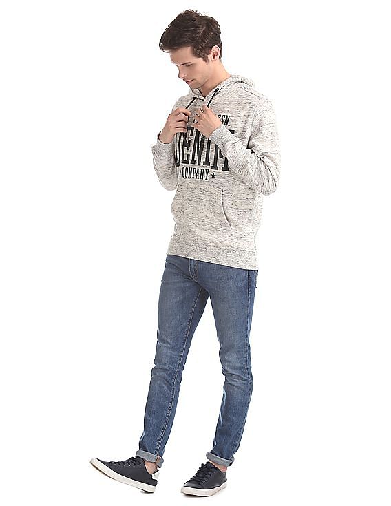 U.S. Polo Assn. Denim Co. Brand Print Hooded Sweatshirt