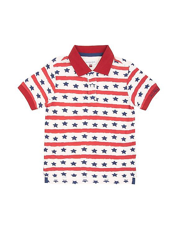 U.S. Polo Assn. Kids Boys Printed Polo Shirt