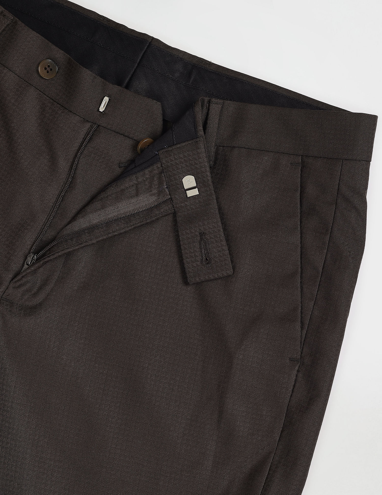 Arrow Jackson Super Slim Fit Dobby Formal Trousers