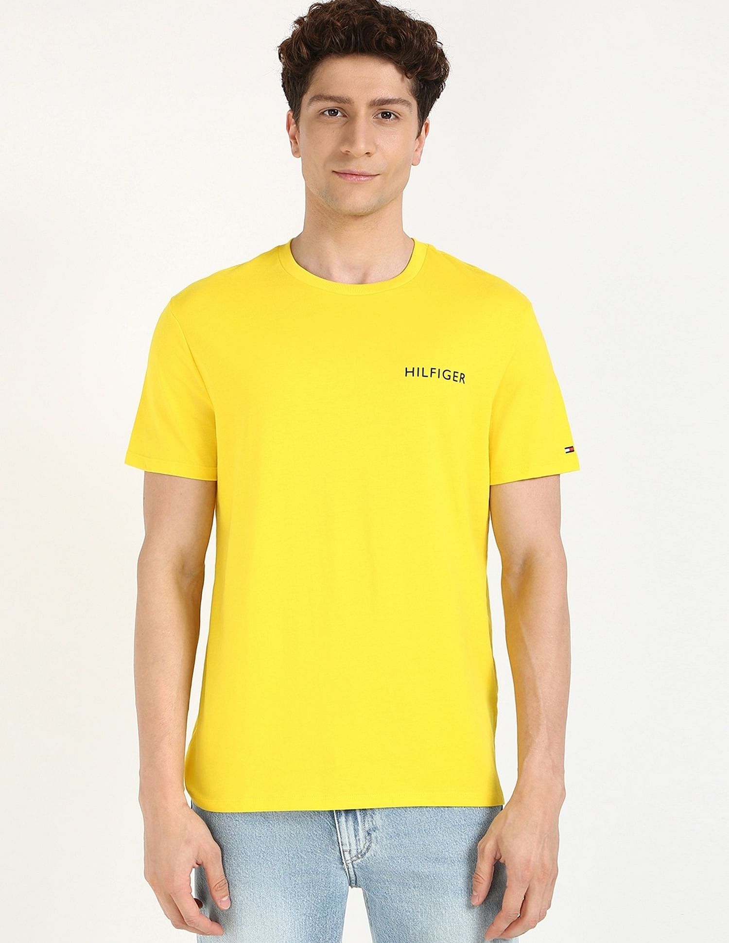 Tommy Hilfiger Solid Regular-Fit Cotton T-Shirt