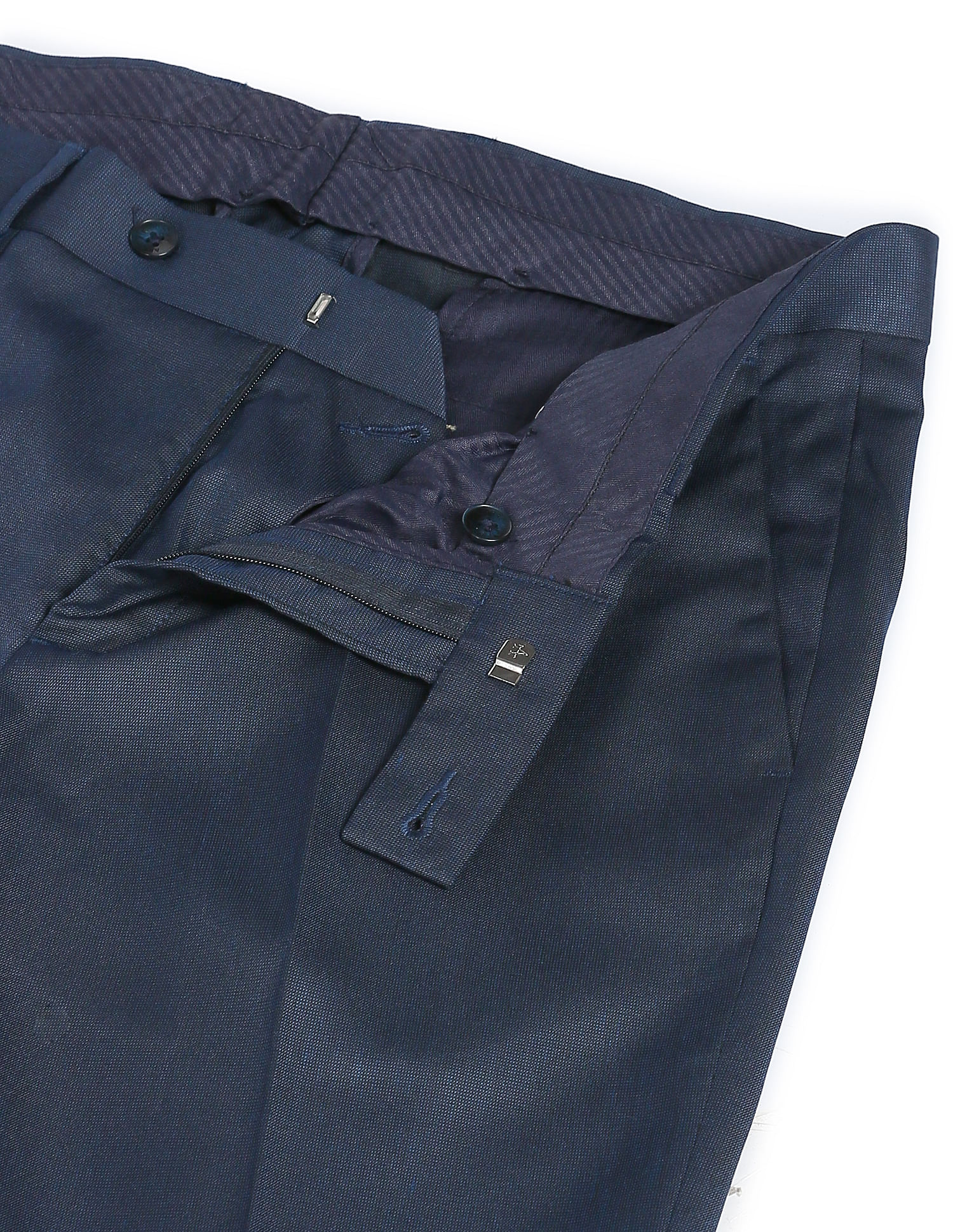 Buy Arrow Hudson Tailored Fit Autoflex Formal Trousers - NNNOW.com