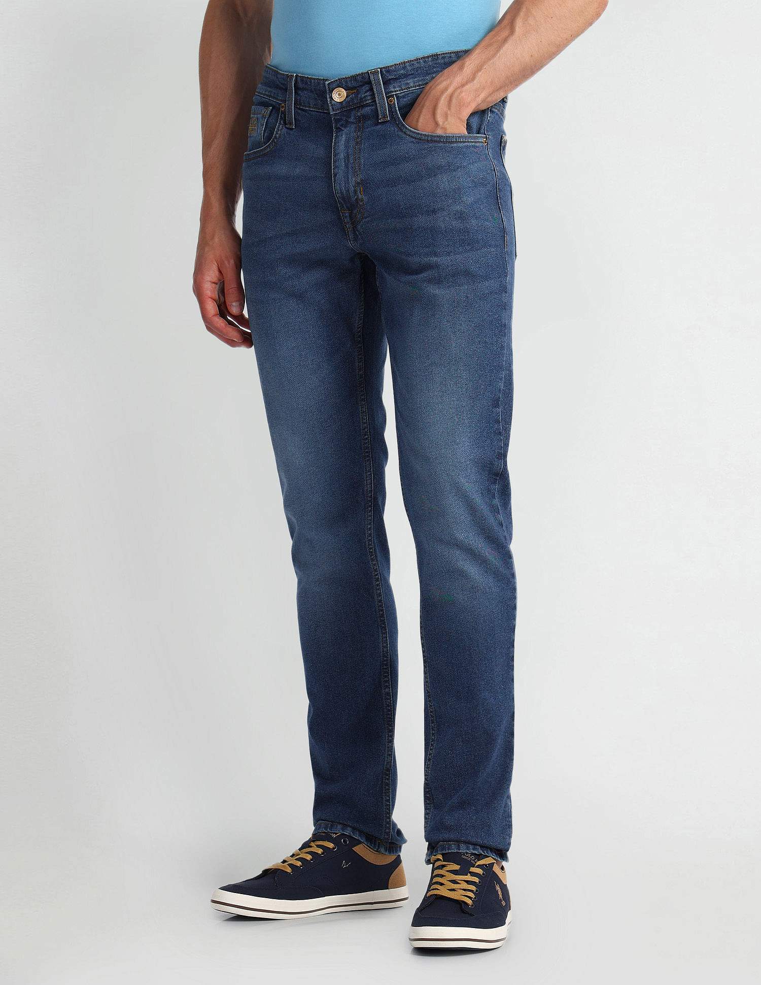 U.S. Polo Assn. Denim Co. Brandon Slim Fit Blue Jeans