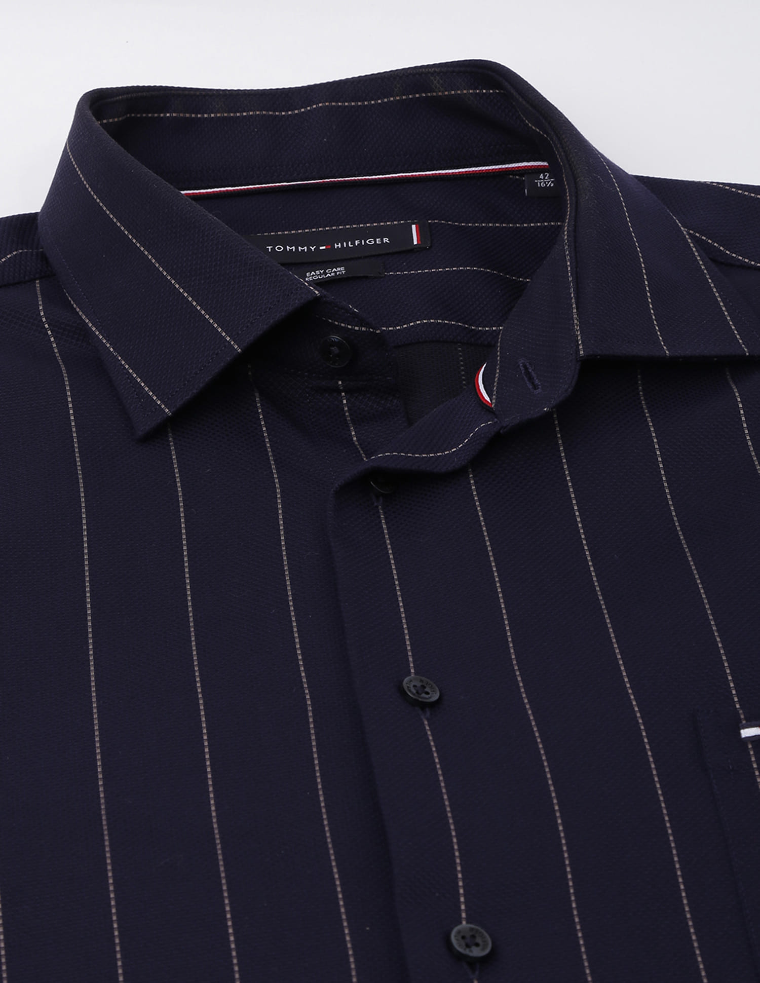 トップス dfg Buy Tommy Hilfiger Pure Cotton Vertical Stripe Formal Shirt