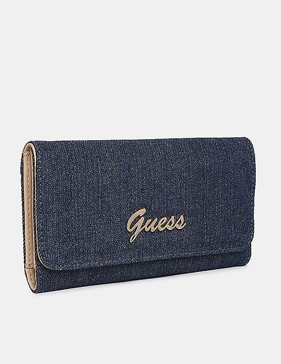 Guess 2025 denim wallet