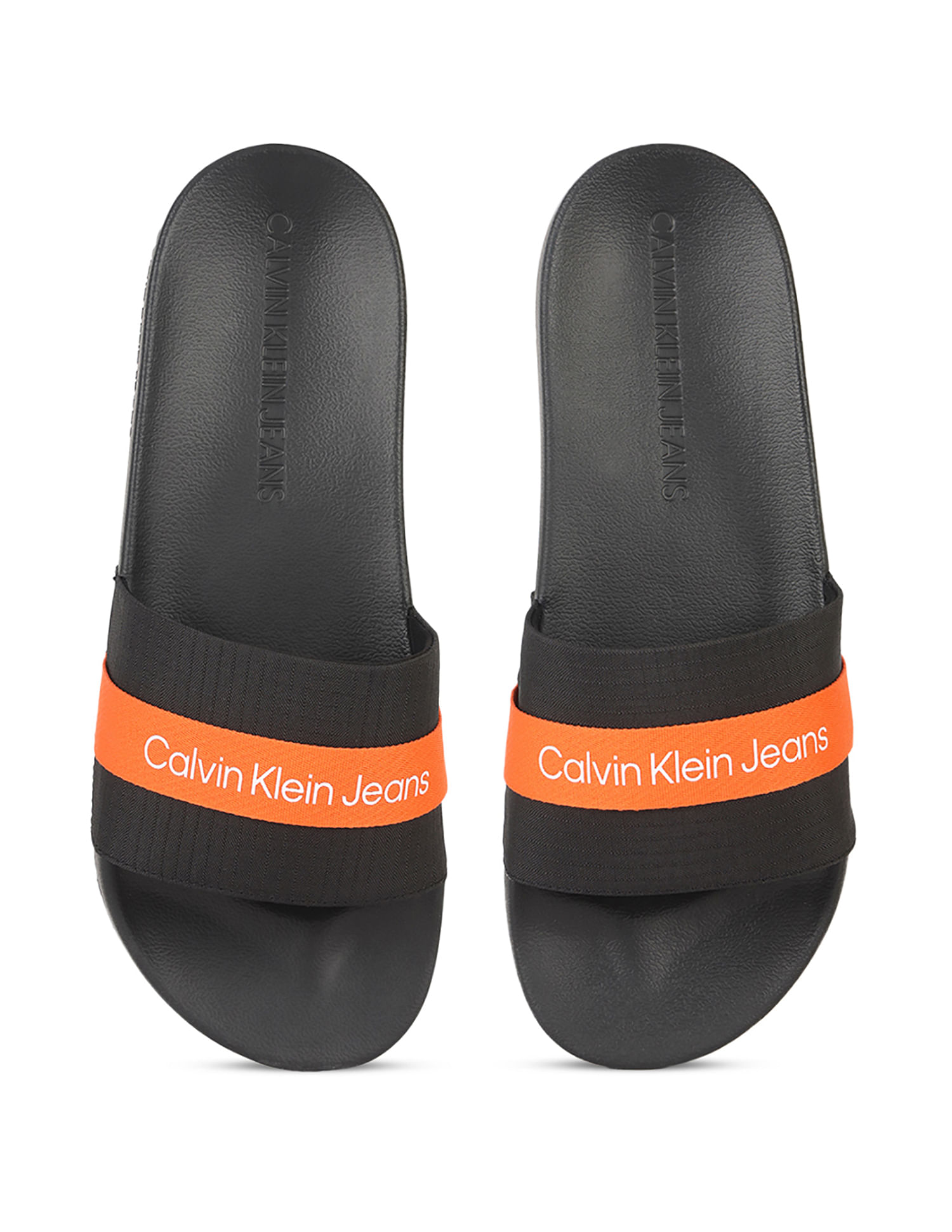 Calvin klein orange online sliders