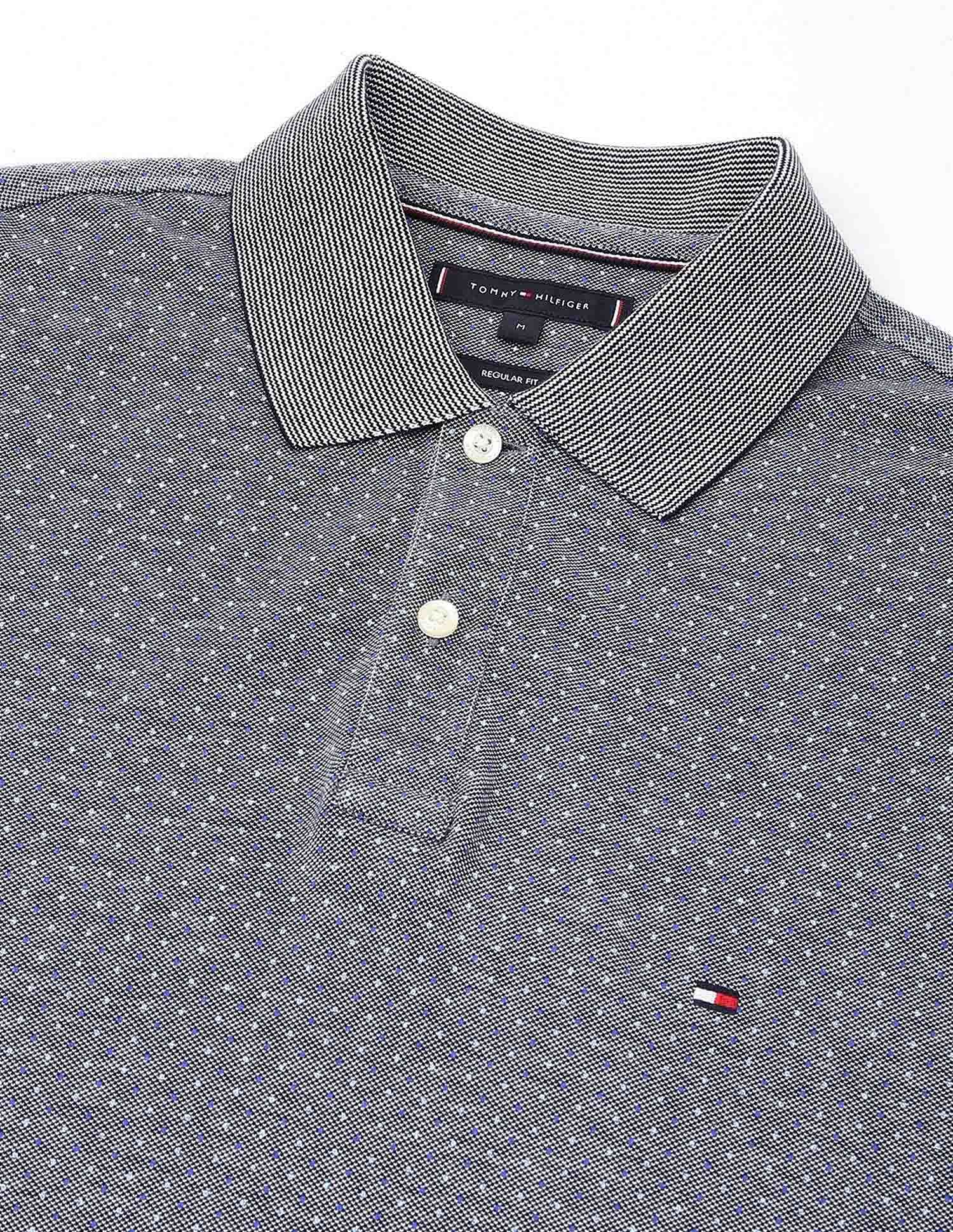Tommy Hilfiger Printed Regular-Fit Cotton Polo Shirt