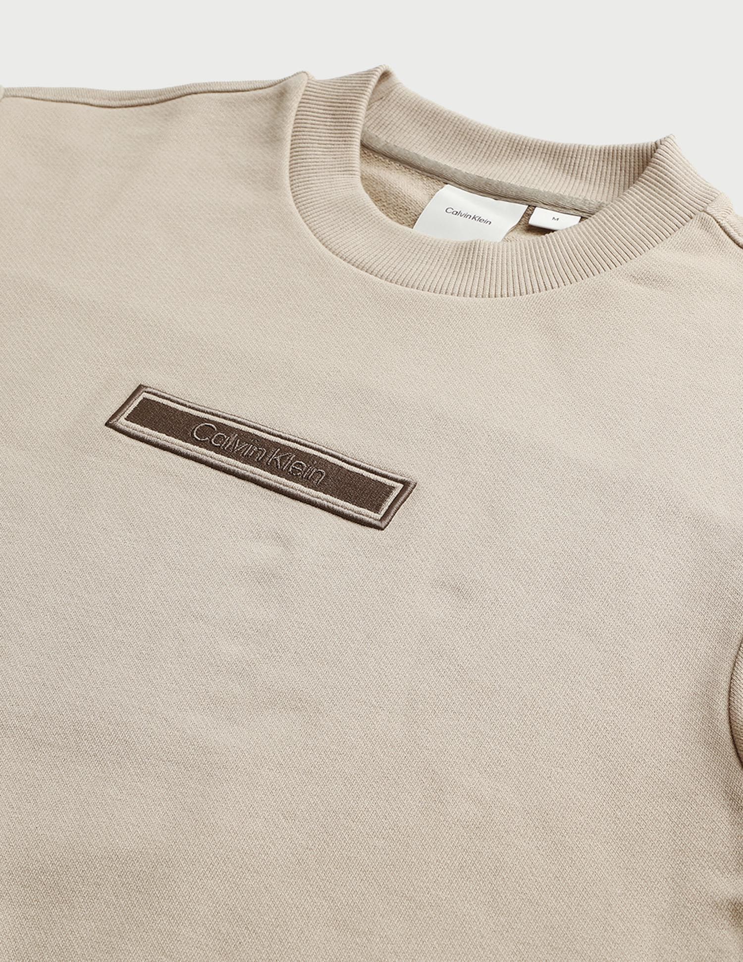 Calvin Klein Jeans Embroidered Logo Crew Neck Sweatshirt