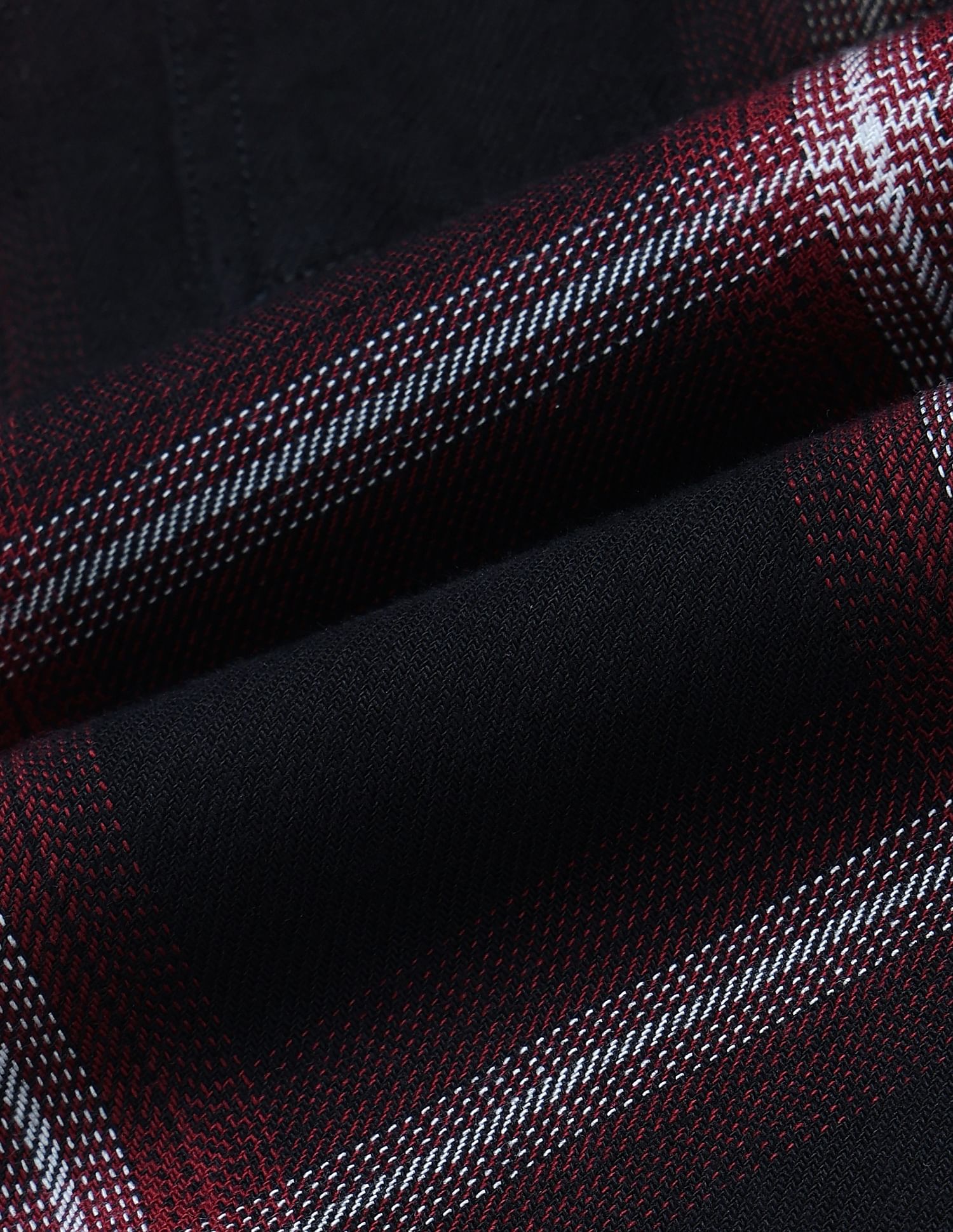 Flying Machine Tartan Checked Pure Cotton Shacket