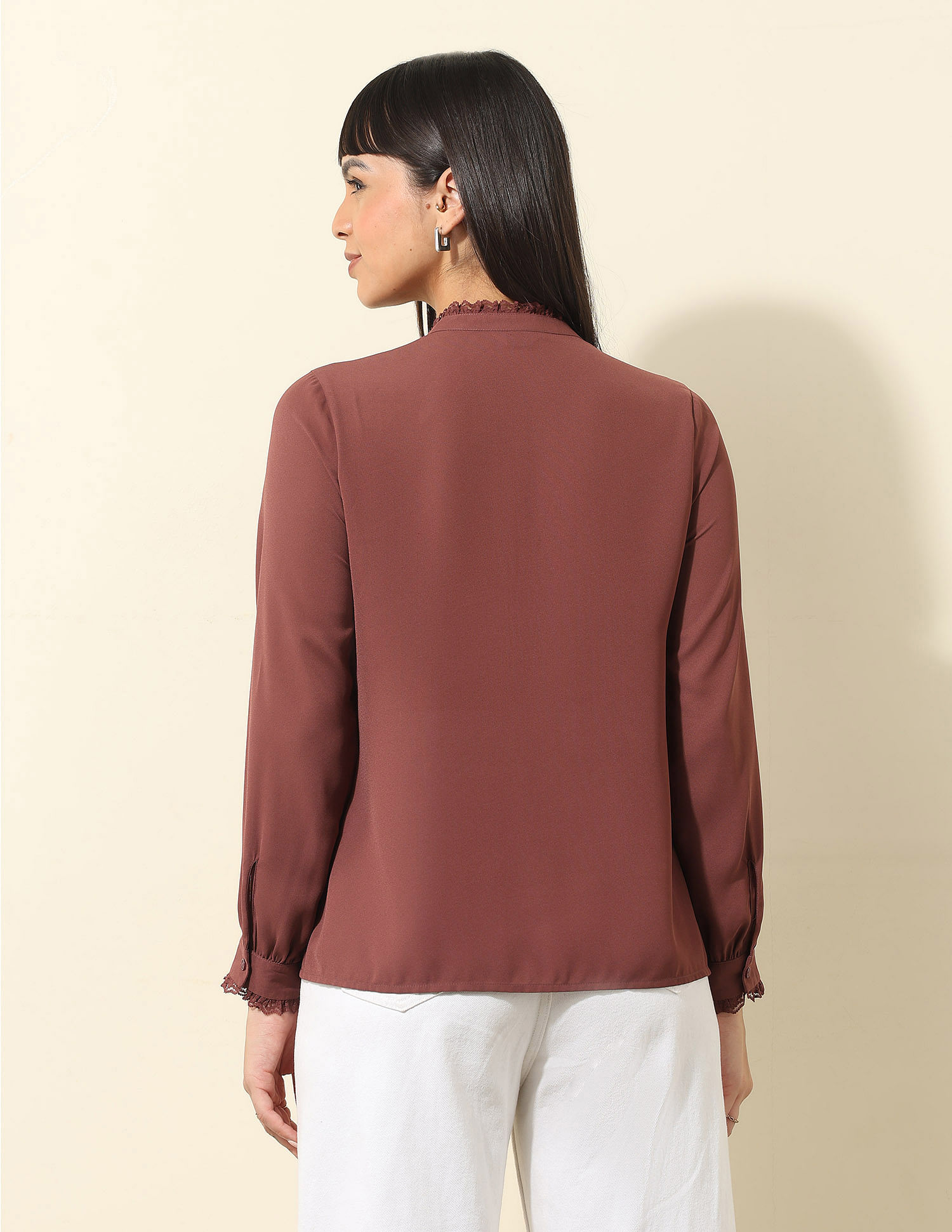 U.S. Polo Assn. Women Ruffled Frill Top