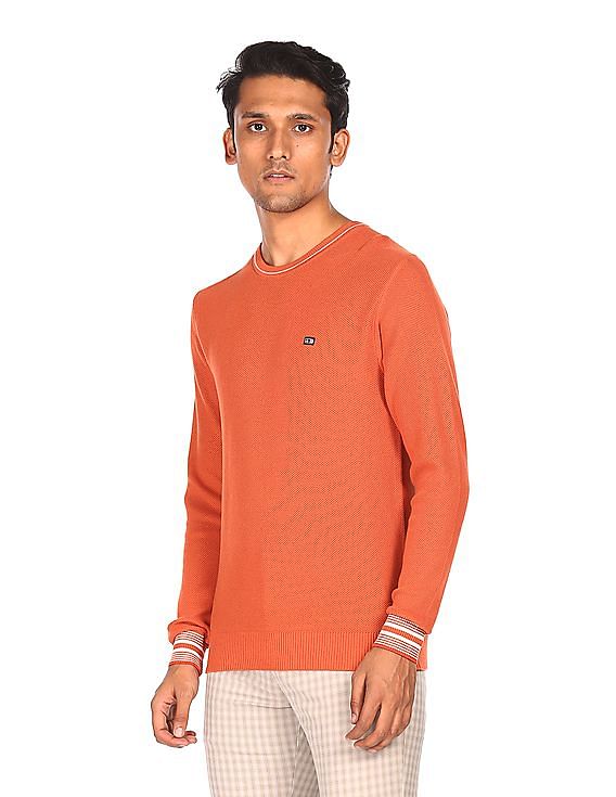 Orange 2025 lacoste sweater