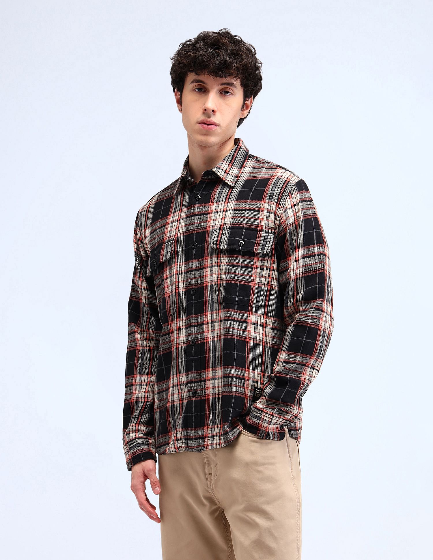 Flying Machine Dupplin Checked Regular Fit Shirt