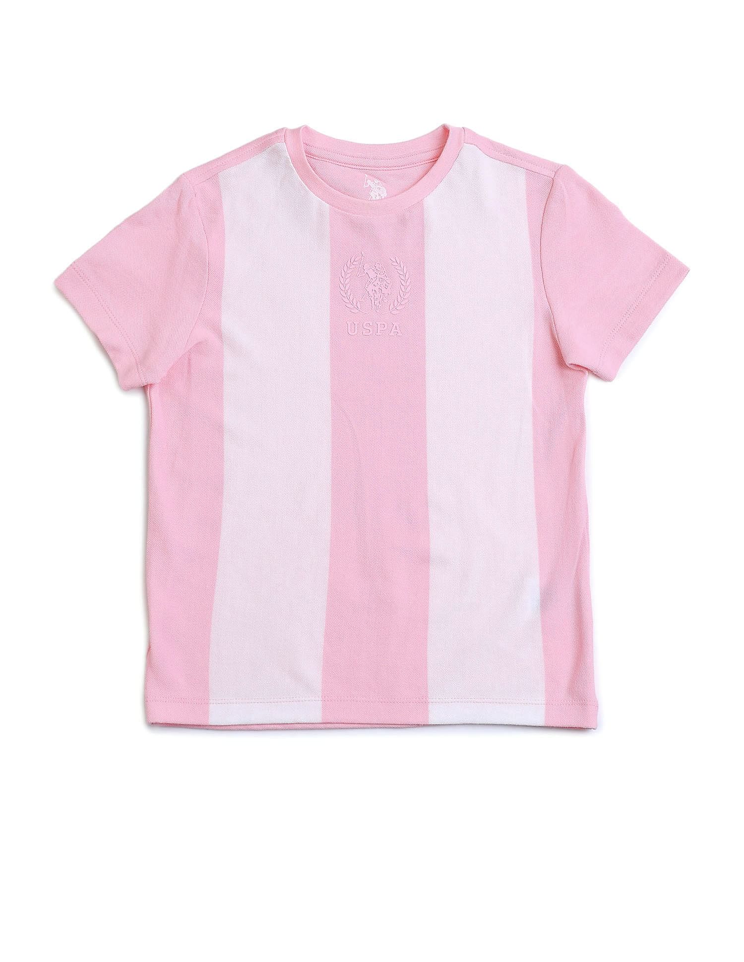 U.S. Polo Assn. Kids Boys Colorblocked Regular Fit T-Shirt