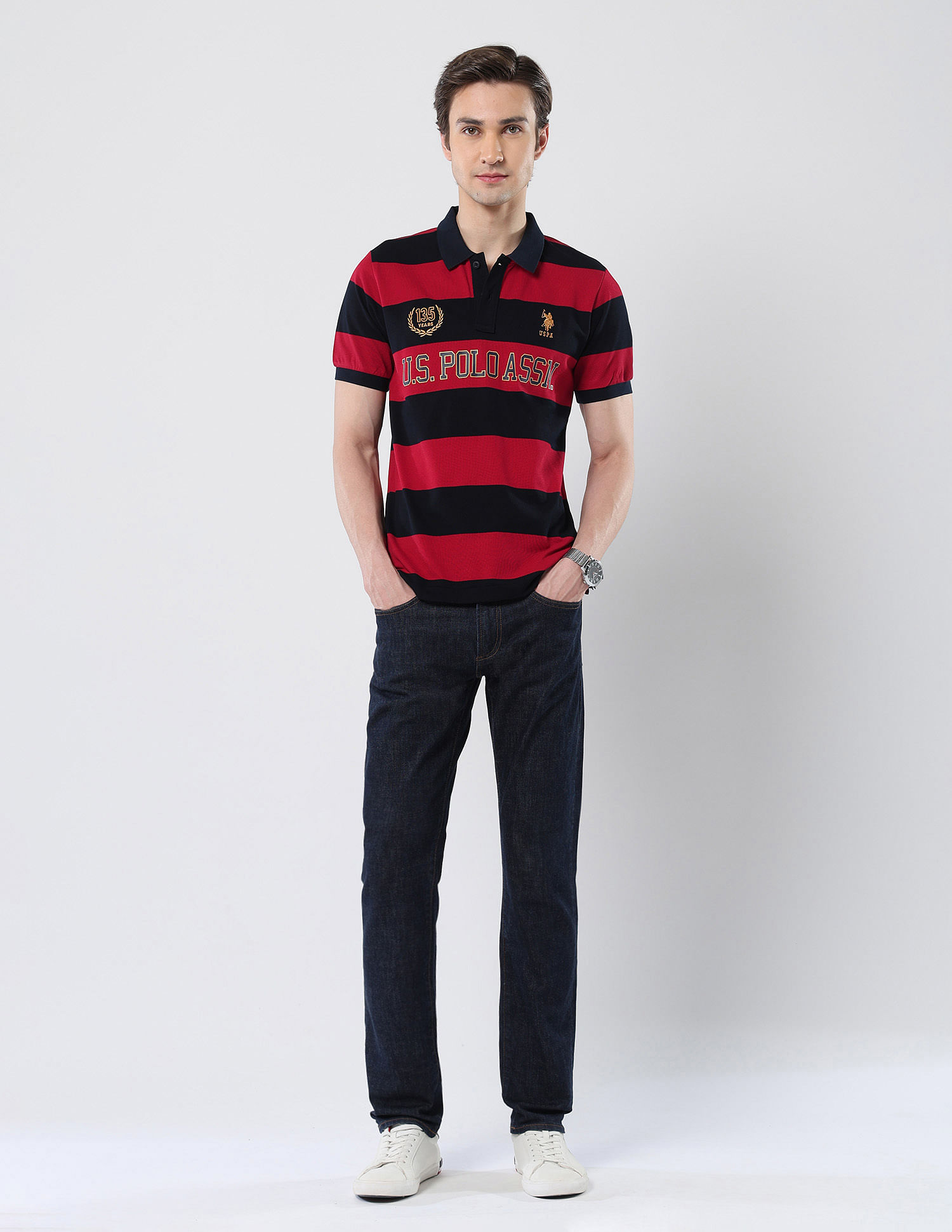U.S. Polo Assn. Pure Cotton 135 Anniversary Polo Shirt