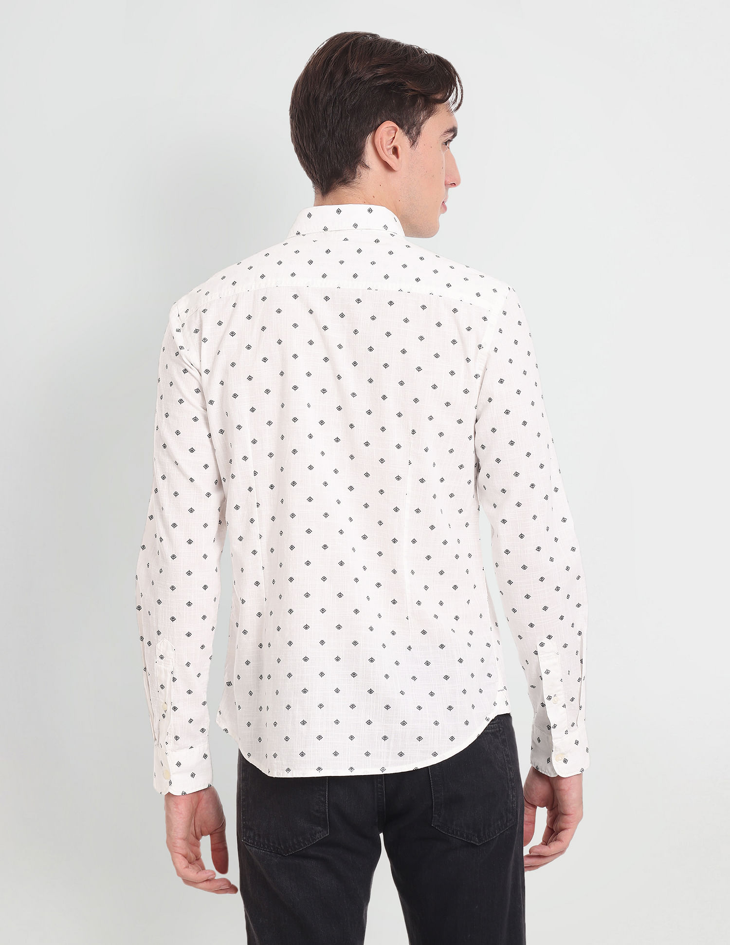 U.S. Polo Assn. Denim Co. Slub Print Cotton Shirt