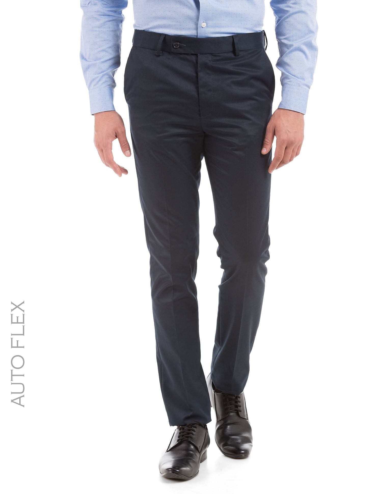 tapered fit formal trousers