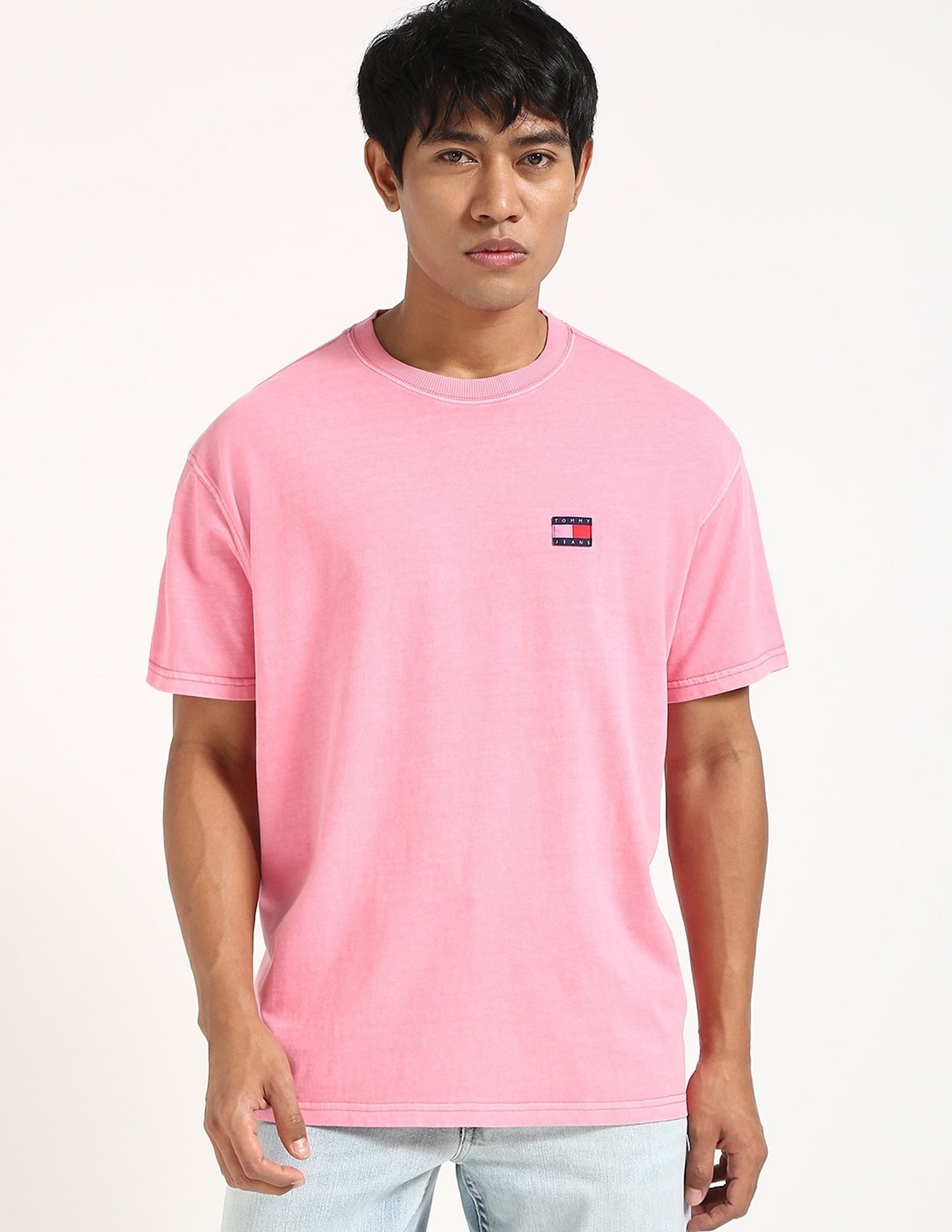 Tommy Hilfiger Solid Relaxed-Fit Cotton T-Shirt